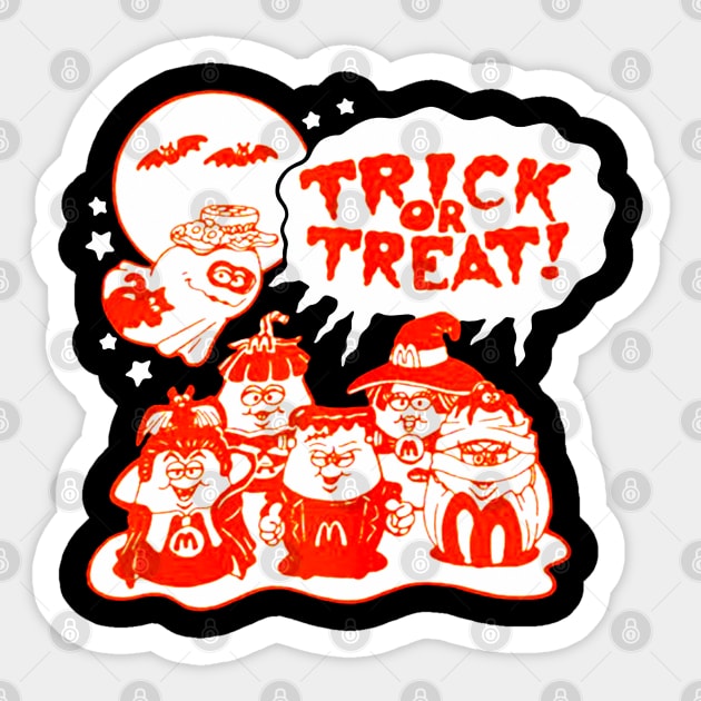 Retro Spooky Nuggets Sticker by Meat Beat